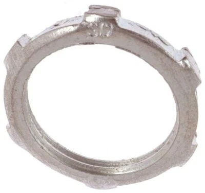 Steel City LN 105, Conduit Locknut, 1 1/2 Locknut,Rgd/Imc,Stl-Zinc Pld, 1 PC