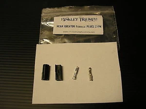 TRIUMPH T100 Scrambler Thruxton FRONT & REAR BLINKER PLUG- Fits LENS - F/M Pins - Picture 1 of 2