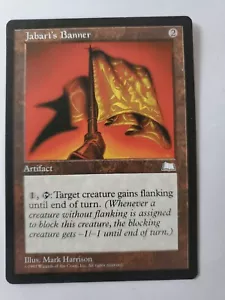 MTG Magic The Gathering Card Jabari'ss Banner Artifact Weatherlight 1997 - Picture 1 of 2