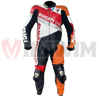 Ducati Corse Men's One Piece Motorbike Racing Leather Suit - Image 1 of 4
