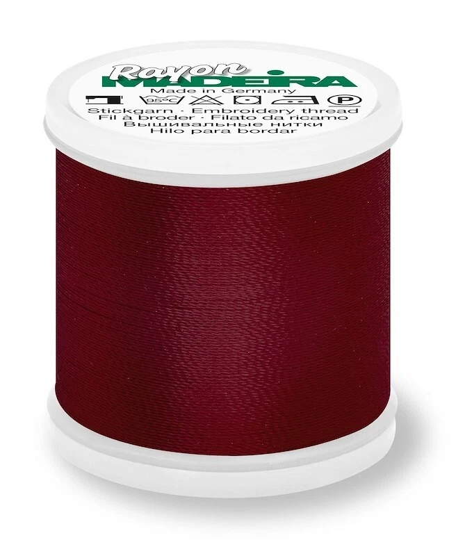 Madeira Rayon 40 machine embroidery thread 1000m spool color 1035 wine - Image 1 of 1