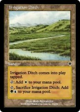 WOTC MtG Invasion Irrigation Ditch (C) (Foil) EX