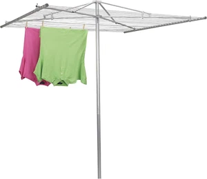 17140-1 Rotary Outdoor Umbrella Drying Rack | Steel | 30-Lines with 182 Ft. Clot - Picture 1 of 9