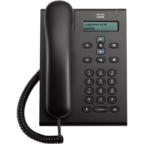 Cisco 3905 IP Phone - Corded - Wall Mountable, Desktop - Charcoal - Image 1 of 1
