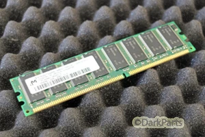 Micron MT8VDDT3264AG-40BG5 256MB Memory RAM PC3200U-30311-Z - Picture 1 of 1
