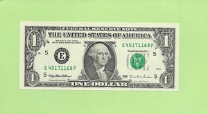 1995 ..UNCIRC 1 $ E 4517 1168 P .... 1995 1 $ E-P NICE NOTE FRN - Bild 1 von 2