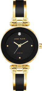 Women's Genuine Diamond Dial Bangle Watch - Picture 1 of 12