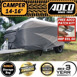 ADCO 14-16 ft Camper Trailer Cover OLEFIN Extended Version, Jayco Swan & Penguin - Picture 1 of 6