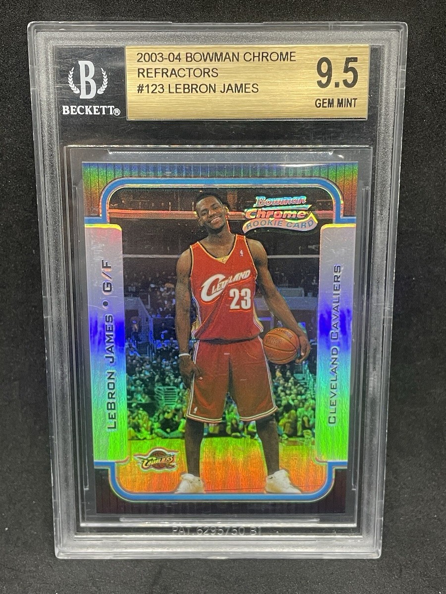 貴重　Lebron James Bowman Chrome RC BGS9 2003 Bowman Chrome Lebron James Rookie Card BGS 9.5 Gem Mint
