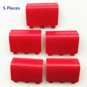 5 Pieces Red Replacement Battery Cover Pack For Xbox One Wireless Controller - Picture 1 of 6
