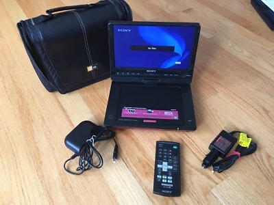Sony DVP-FX930 Portable DVD Player (9” screen),NICE ,RARE(RED)  & Carry Bag - Image 1 of 4