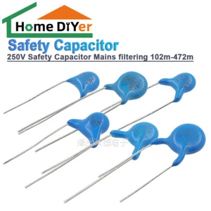 250V Safety Capacitor Mains filtering 102m-472m - Picture 1 of 6