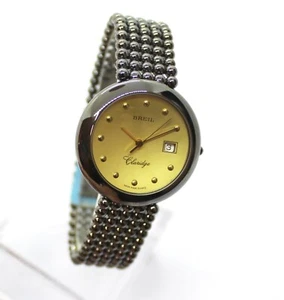 Quartz Watch Women Breil Claridge 3103 in Burnished Steel with Date - Picture 1 of 1