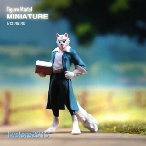 1/43 Hombre Lobo Abrigo Escena Accesorios Miniaturas Figuras F 1/32 1/64 Coches Modelo Juguete - Imagen 1 de 5