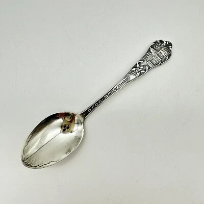 Vintage Sterling Silver Demitasse Spoon Denver Colorado - State Capital Souvenir - Image 1 of 4