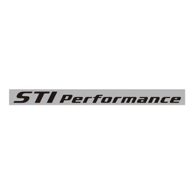 Genuine OEM SUBARU STI Performance Decal Sticker Black STSG17100540 5.9x0.4 in - Image 1 of 3