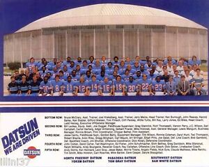 1981 HOUSTON OILERS TEAM 8X10 PHOTO PICTURE EARL CAMPBELL STABLER #2 