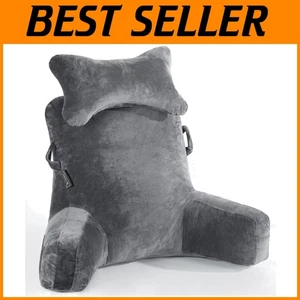 Adjustable Backrest Pillow with Detachable Neck Roll - Picture 1 of 10