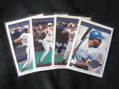 1993 O-Pee-Chee WORLD SERIES Heroes x4 * WINFIELD, KEY, ++ * SP Toronto 1993 OPC - Image 1 of 2