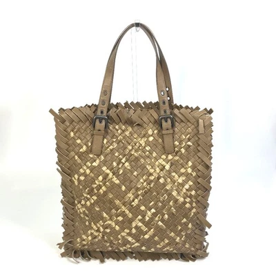 Bolso de Mano BOTTEGA VENETA 239898 Intrecciato Cuero Beige Foto 1 de 4