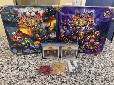 Pintado a mano Arcadia Quest Kickstarter + Beyond the Grave ¡con extras! CMON KSE! Foto 1 de 4