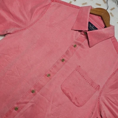Camisa Para Hombre Nat Nast Talla M Rosa Manga Corta Abotonada Lujo Originales Informal Foto 1 de 4