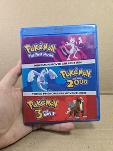 Pokemon: the Movies 1-3 Collection (Blu-ray, 2018) Widescreen Region 1 Used  - Picture 1 of 9