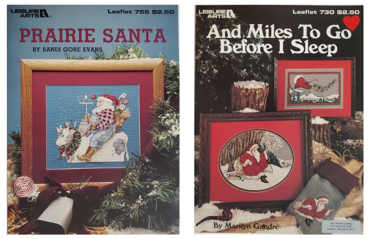 Leisure Arts 730, 755 Christmas holidays Santa Claus, St. Nicholas pattern - Image 1 of 1