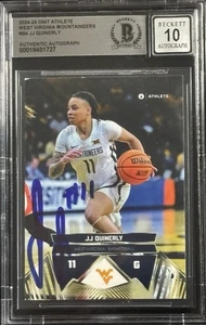 Tarjeta autógrafa firmada por JJ Quinerly 2025 Onit West Virginia Mountaineers BAS🏀 - Imagen 1 de 2