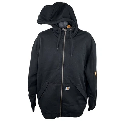 Carhartt Rain Defender Loose Fit Midweight Thermal Zip Hoody Men L Black NWT - Image 1 of 4
