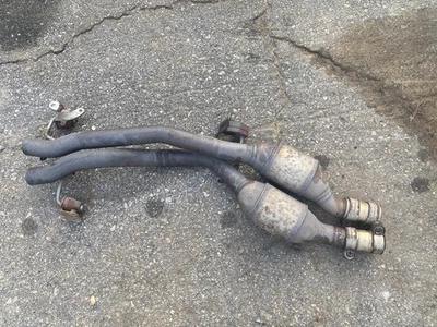 2008 2009 2010 Porsche Cayenne 3.6L Lower Catalytic Converter Set OEM - Image 1 of 4