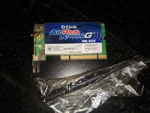 D-link Air Plus Wireless G WIFI PCI Card DWL-G520 2.4GHz - Picture 1 of 4
