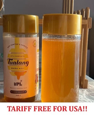 Raw Tualang Emas Honey 330 Grams Best Price !! Tariff Free !! - Image 1 of 4