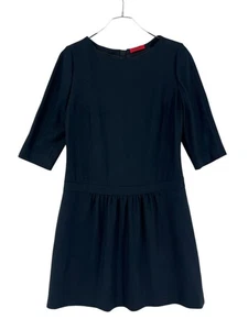 Hugo boss Mujer Keirin 29% Lana sin Mangas Formal Lápiz Vestido Talla UK: 8- S - Imagen 1 de 11
