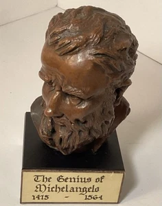 VINTAGE 1969 Austin Productions DOMINICO MAZZONE BEARDED MAN 6 INCH BUST EX COND - Picture 1 of 5