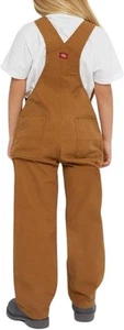 2021 Dickies Utility Work Wear Carpenter Duck Bib Canvas Overalls - Picture 1 of 14