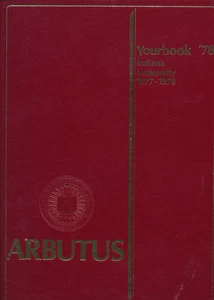 Bloomington IN Indiana University yearbook 1978 Indiana Arbutus - Imagen 1 de 2