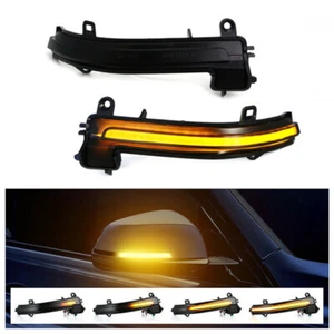 2X Smoked Turn Signal Lamp LED Side Mirror Light For BMW 4 3 2 1 Series F30 F20 - Picture 1 of 8