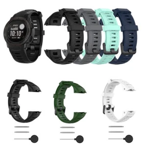 Watch Strap For Garmin Instinct Band Silicone Replace Band Wristband 22MM - Picture 1 of 29