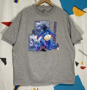Vintage Eeyore Tshirt XL Winnie The Pooh Y2K 90s Disney Puff Print - Picture 1 of 6