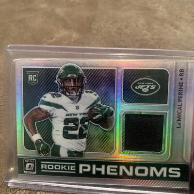 2020 LaMical Perine Donruss Optic Rooke Phenoms New York Jets - Image 1 of 4