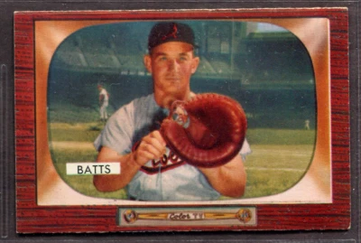 1955 Bowman Set-Break #161 Matt Batts EX-EXMINT *JAYSACE* - Image 1 of 2