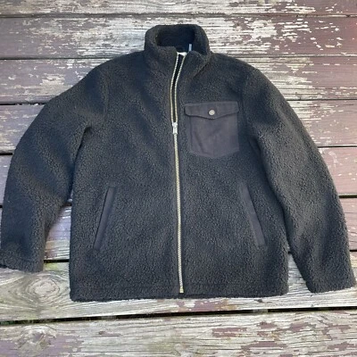 NWT! Pendleton River RockSherpa Fleece Full Zip Jacket Men’s Size Large Black - Image 1 of 4