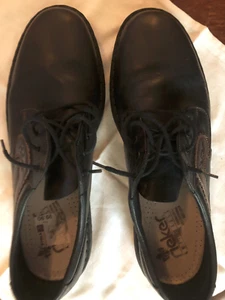 Neue Rieker Herrenschuhe/ Schnürer Leder schwarz Größe 11 - Bild 1 von 4
