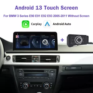 Pantalla táctil inalámbrica Carplay Android 13 para BMW Serie 3 E90 E91 E92 E93 + Idrive - Imagen 1 de 9
