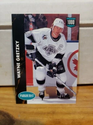 1991 - 92 Parkhurst Wayne Gretzky 洛杉矶国王队 #207 1,000 Point Club LA Kings — 第 1/2 张图片