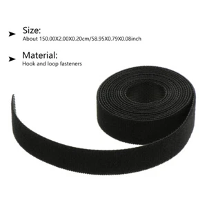 6 rouleaux de cordon d'alimentation sangle attache support de câble de voyage enveloppes pour cordons - Photo 1/12