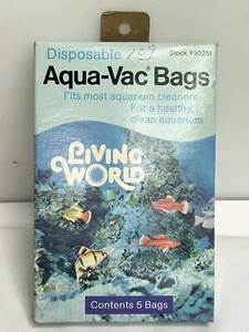 Living World Aqua Vac Bags Filter Media Drawstring Bags for Aquarium Filtration - Picture 1 of 4