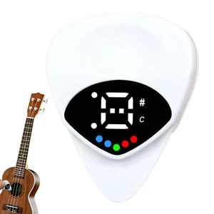 Stimmgerät für Akustikgitarre, kleine 2-in-1-Gitarrenplektren, zum Lernen von - Bild 1 von 12