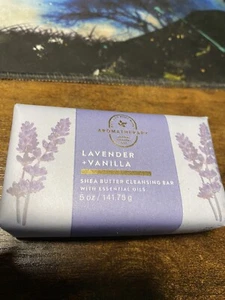 Bath & Body Works Lavender + Vanilla Shea Butter Cleansing Bar Soap 5oz. - Picture 1 of 5